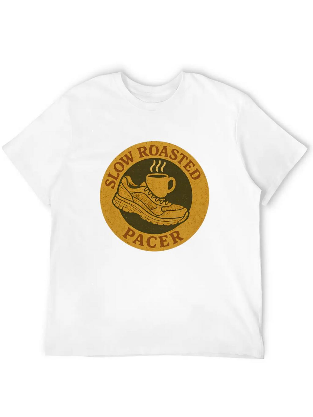 Caffeinated Firmware Update Cyber Runner Unisex Short Sleeve Soft Cotton T-Shirt – Casual Everyday Wear