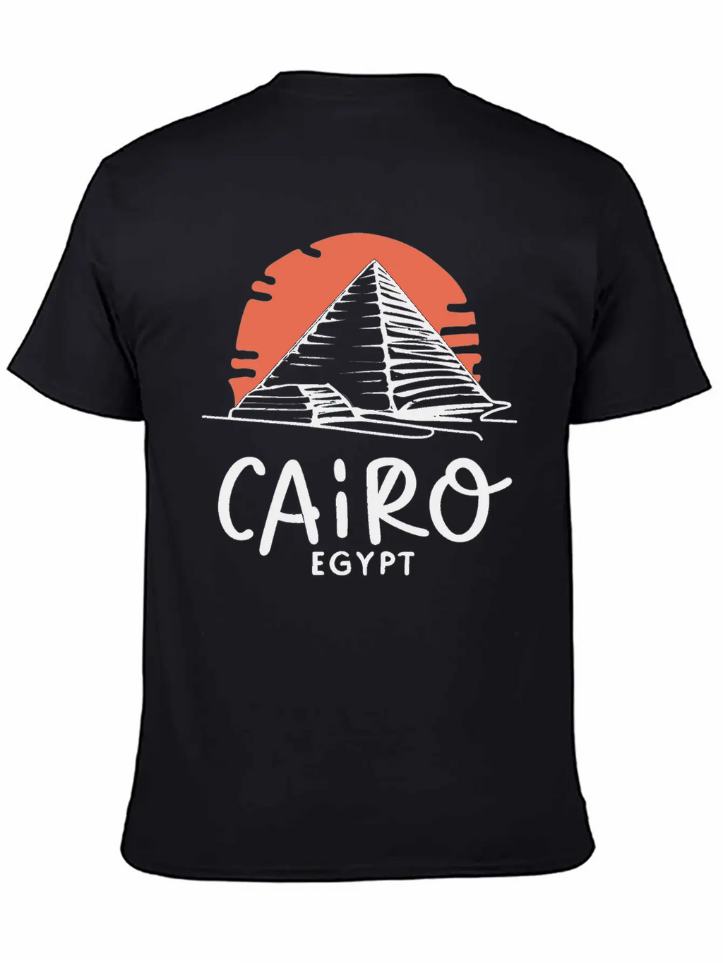 Cairo Line Art Unisex Casual T-Shirt – Clean Design For Daily Comfort