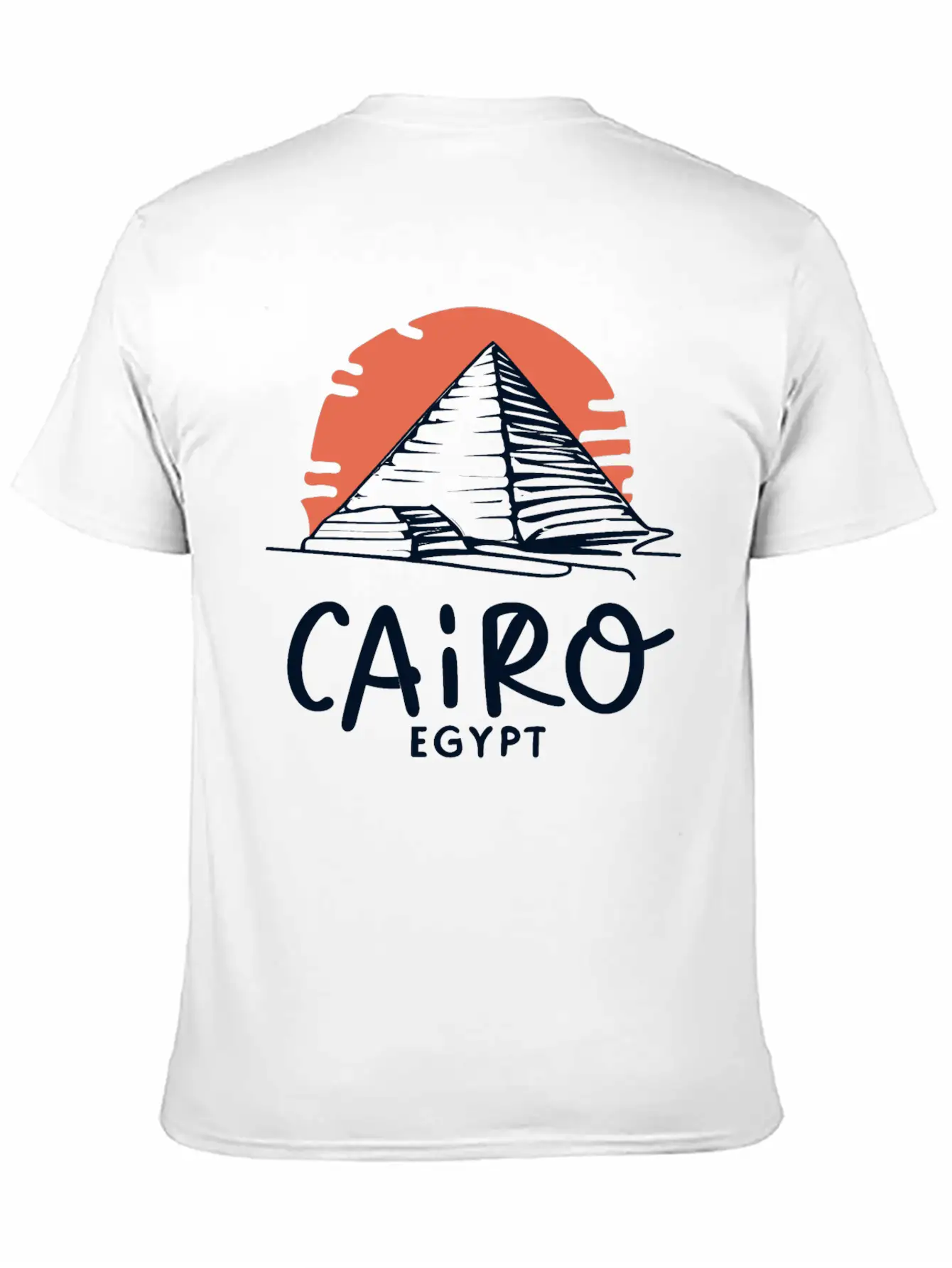Cairo Line Art Unisex Casual T-Shirt – Clean Design For Daily Comfort