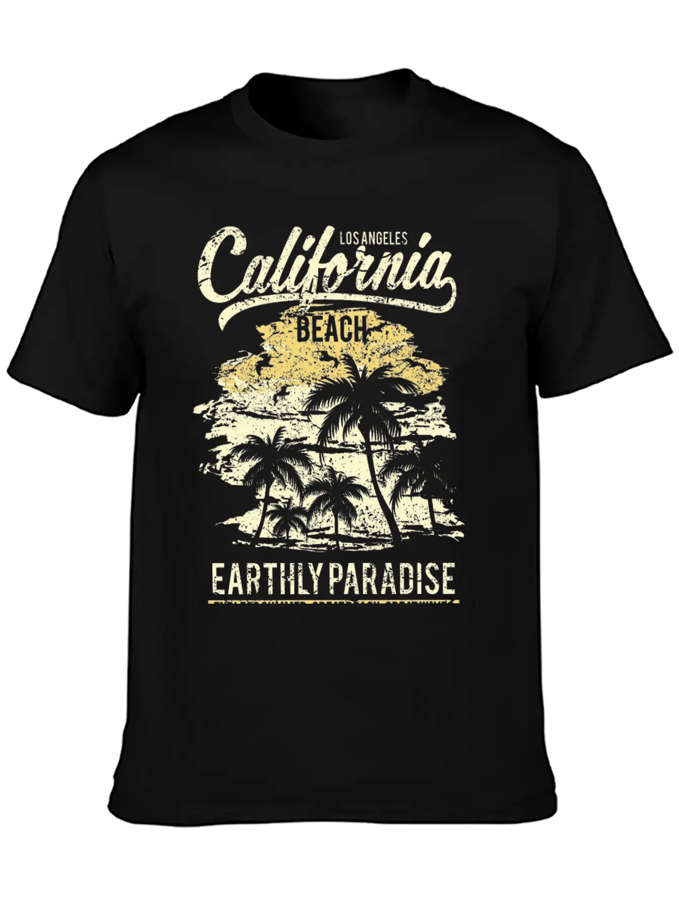 California Beach Unisex Casual T-Shirt – Clean Design For Daily Comfort