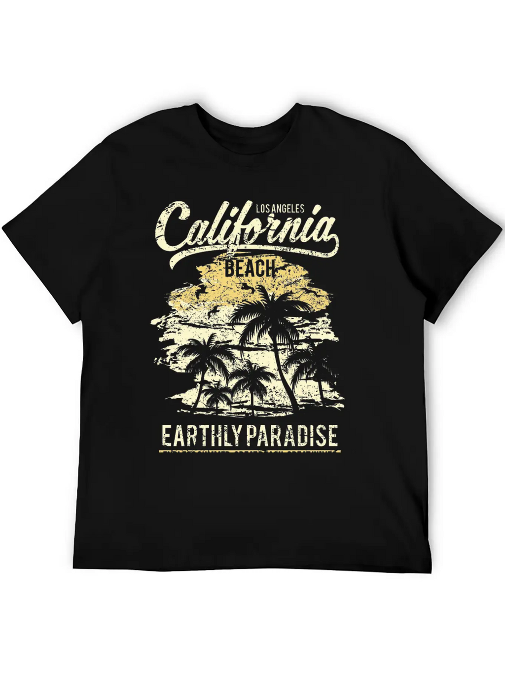 California Beach Unisex Casual T-Shirt – Clean Design For Daily Comfort