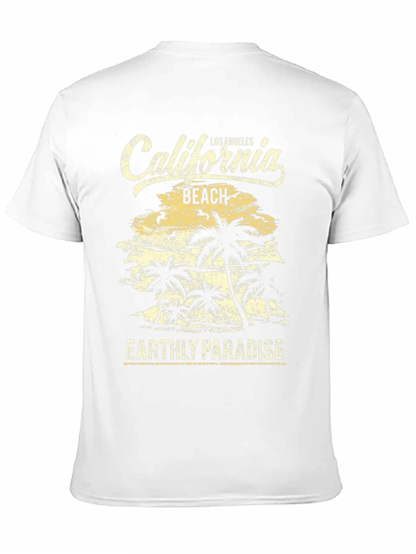 California Beach Unisex Casual T-Shirt – Clean Design For Daily Comfort