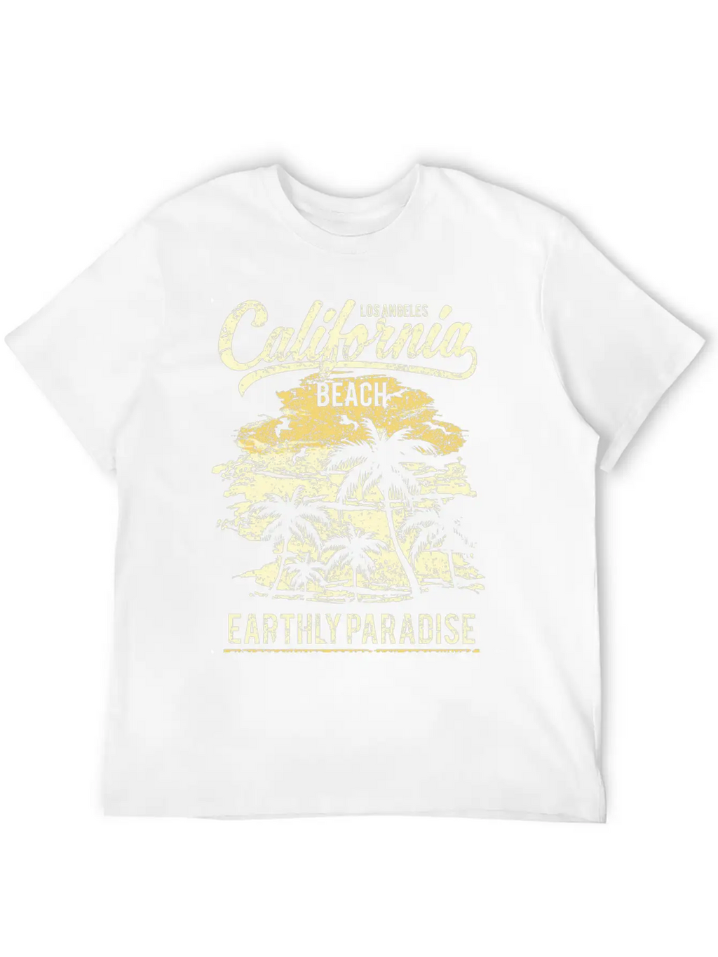 California Beach Unisex Casual T-Shirt – Clean Design For Daily Comfort