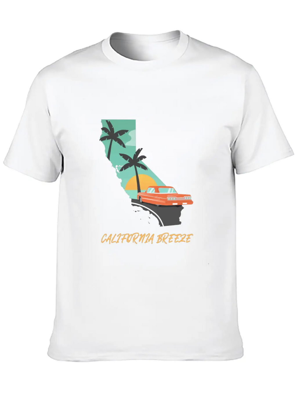 CALIFORNIA BREEZE Breathable Soft Cotton T-Shirt – Timeless Casual Look