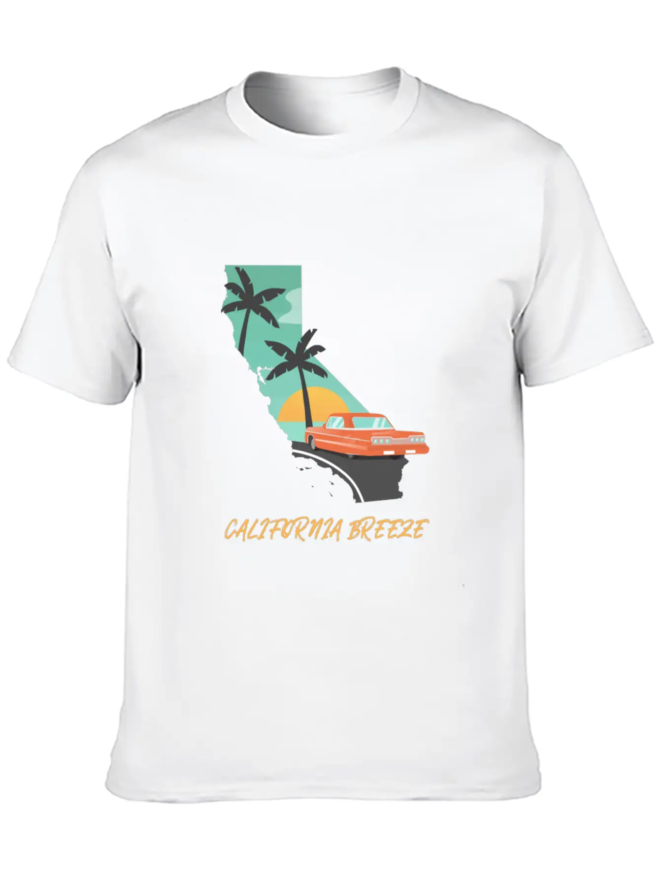 CALIFORNIA BREEZE Breathable Soft Cotton T-Shirt – Timeless Casual Look