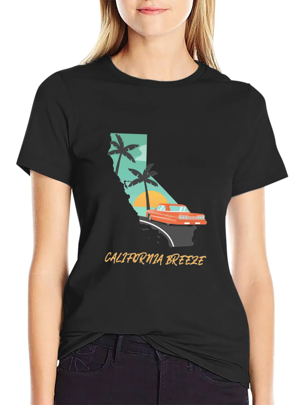 CALIFORNIA BREEZE Breathable Soft Cotton T-Shirt – Timeless Casual Look