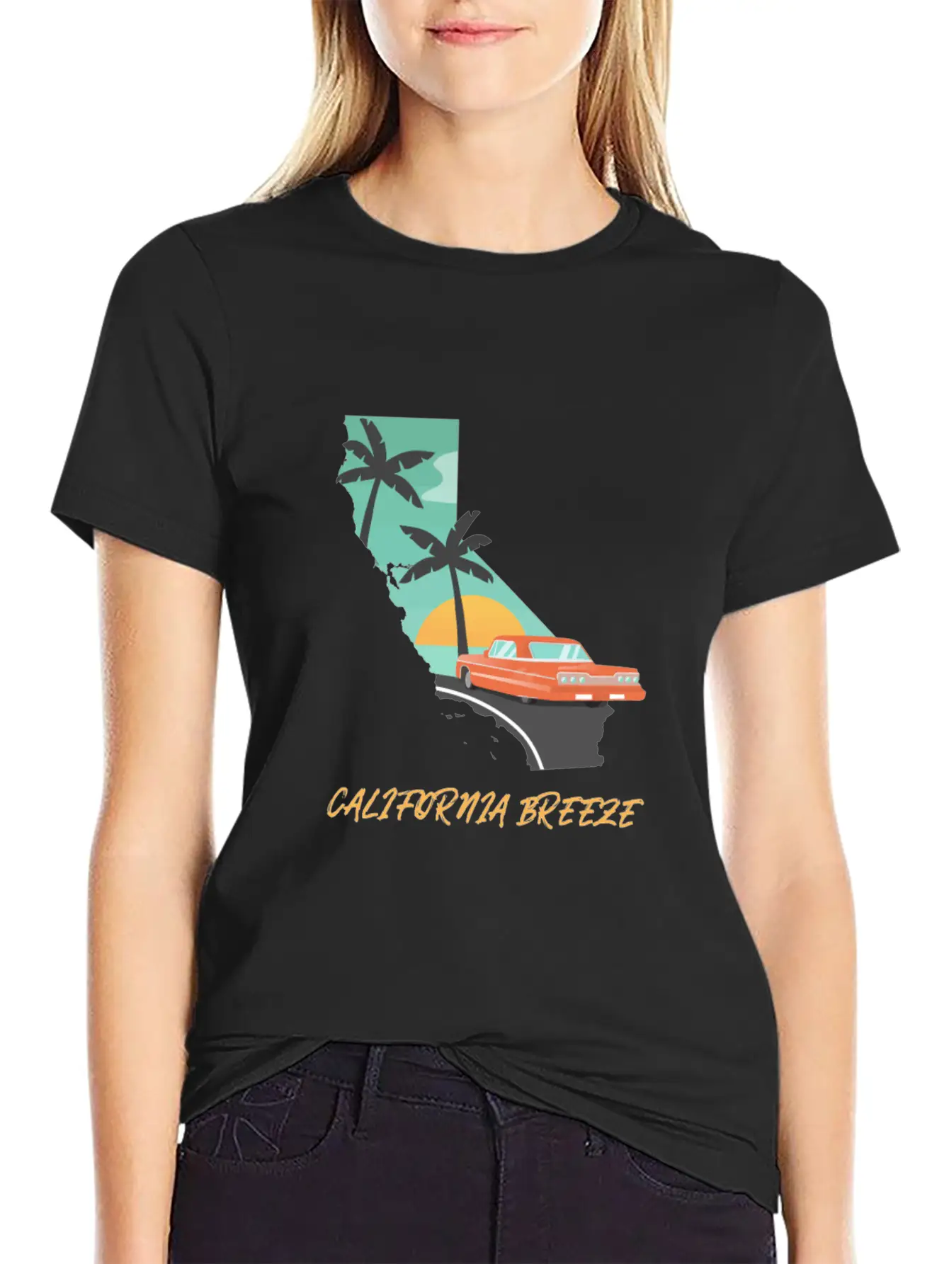 CALIFORNIA BREEZE Breathable Soft Cotton T-Shirt – Timeless Casual Look