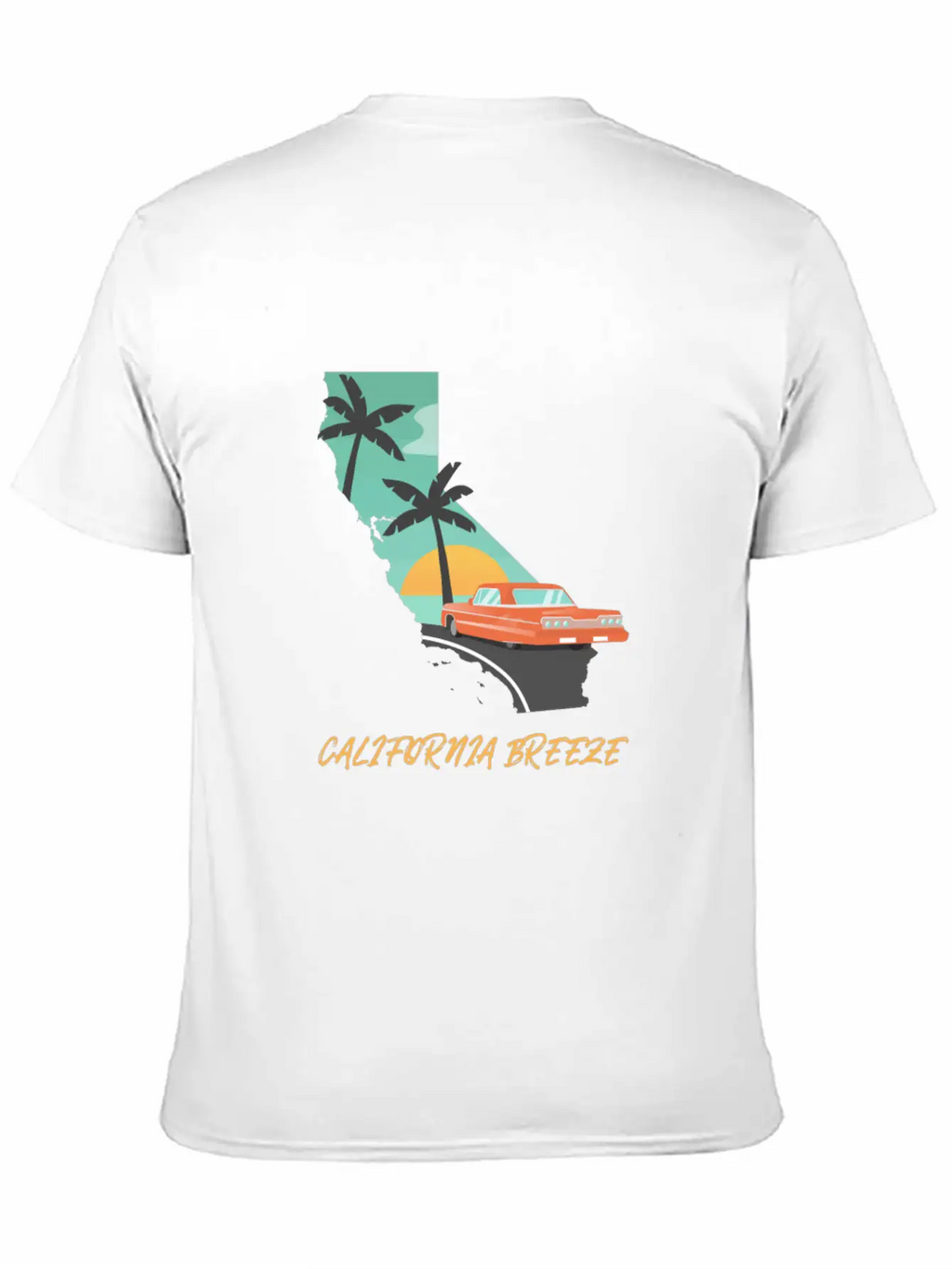 CALIFORNIA BREEZE Breathable Soft Cotton T-Shirt – Timeless Casual Look