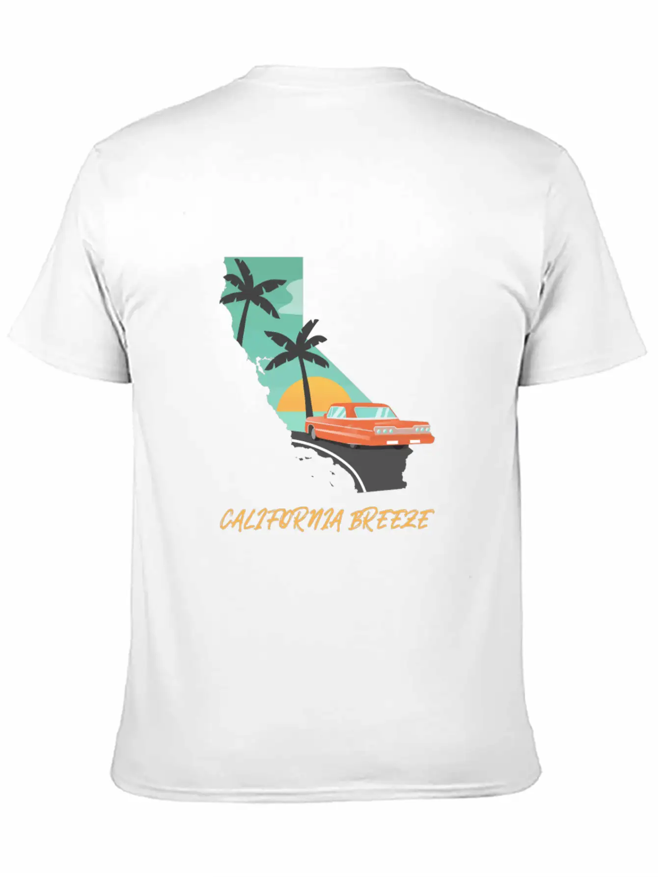 CALIFORNIA BREEZE Breathable Soft Cotton T-Shirt – Timeless Casual Look