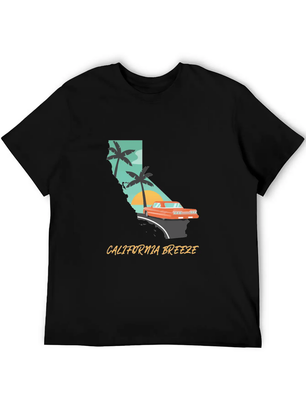CALIFORNIA BREEZE Breathable Soft Cotton T-Shirt – Timeless Casual Look