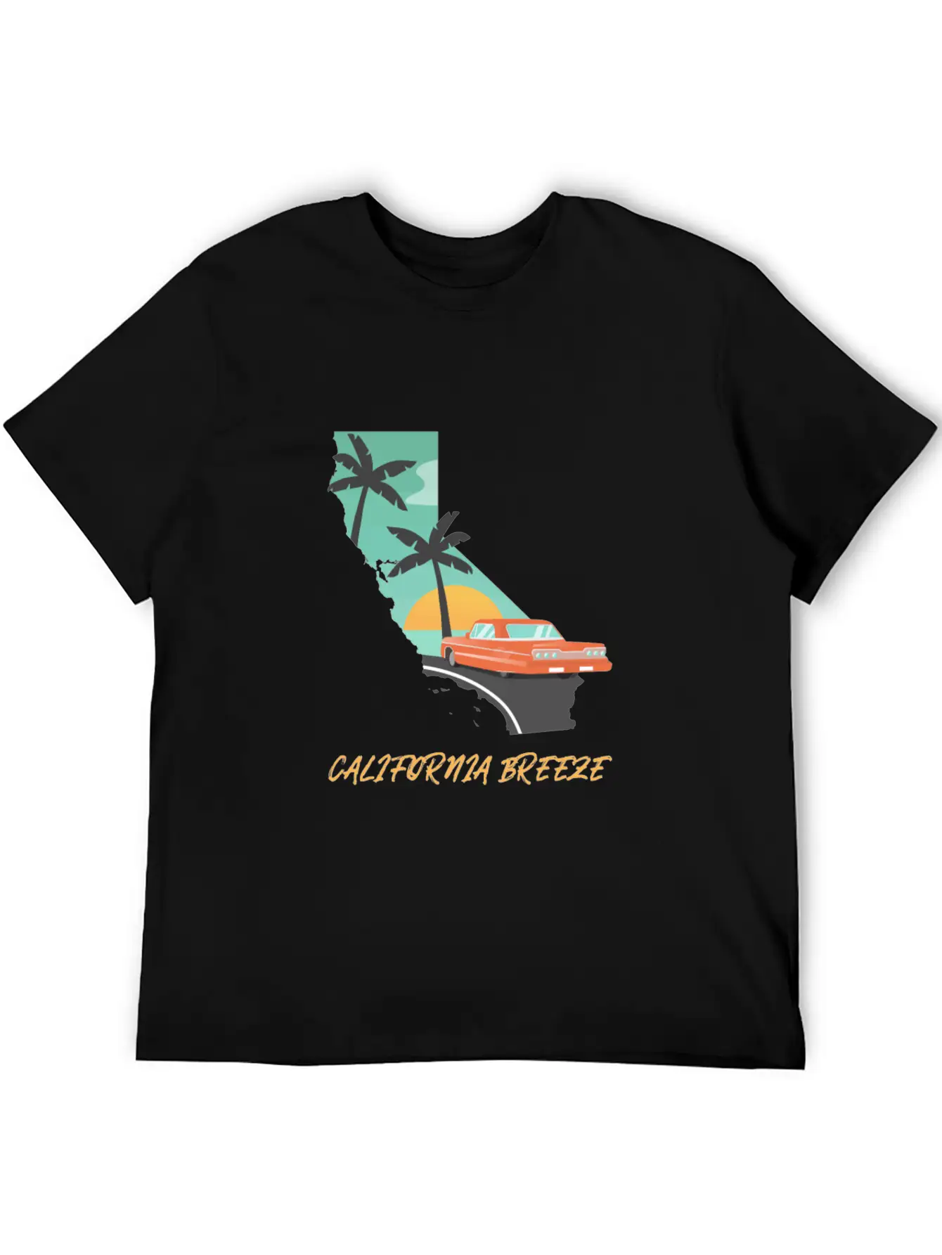 CALIFORNIA BREEZE Breathable Soft Cotton T-Shirt – Timeless Casual Look