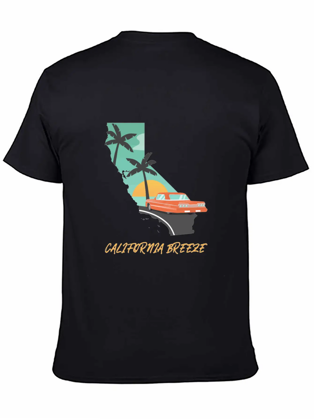 CALIFORNIA BREEZE Breathable Soft Cotton T-Shirt – Timeless Casual Look