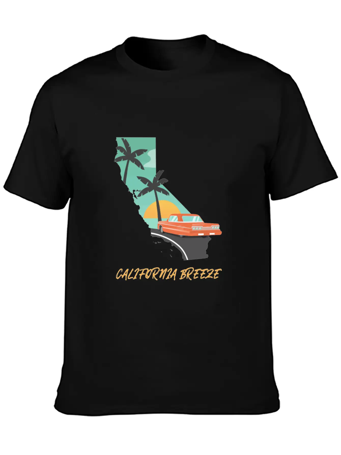 CALIFORNIA BREEZE Breathable Soft Cotton T-Shirt – Timeless Casual Look