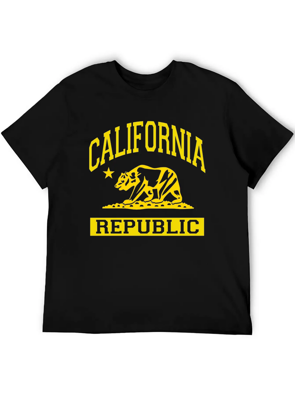 California Republic Flag Unisex Casual T-Shirt – Clean Design For Daily Comfort