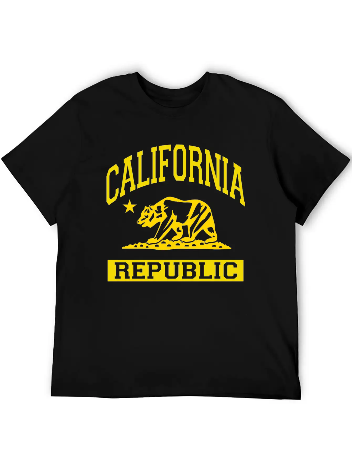 California Republic Flag Unisex Casual T-Shirt – Clean Design For Daily Comfort