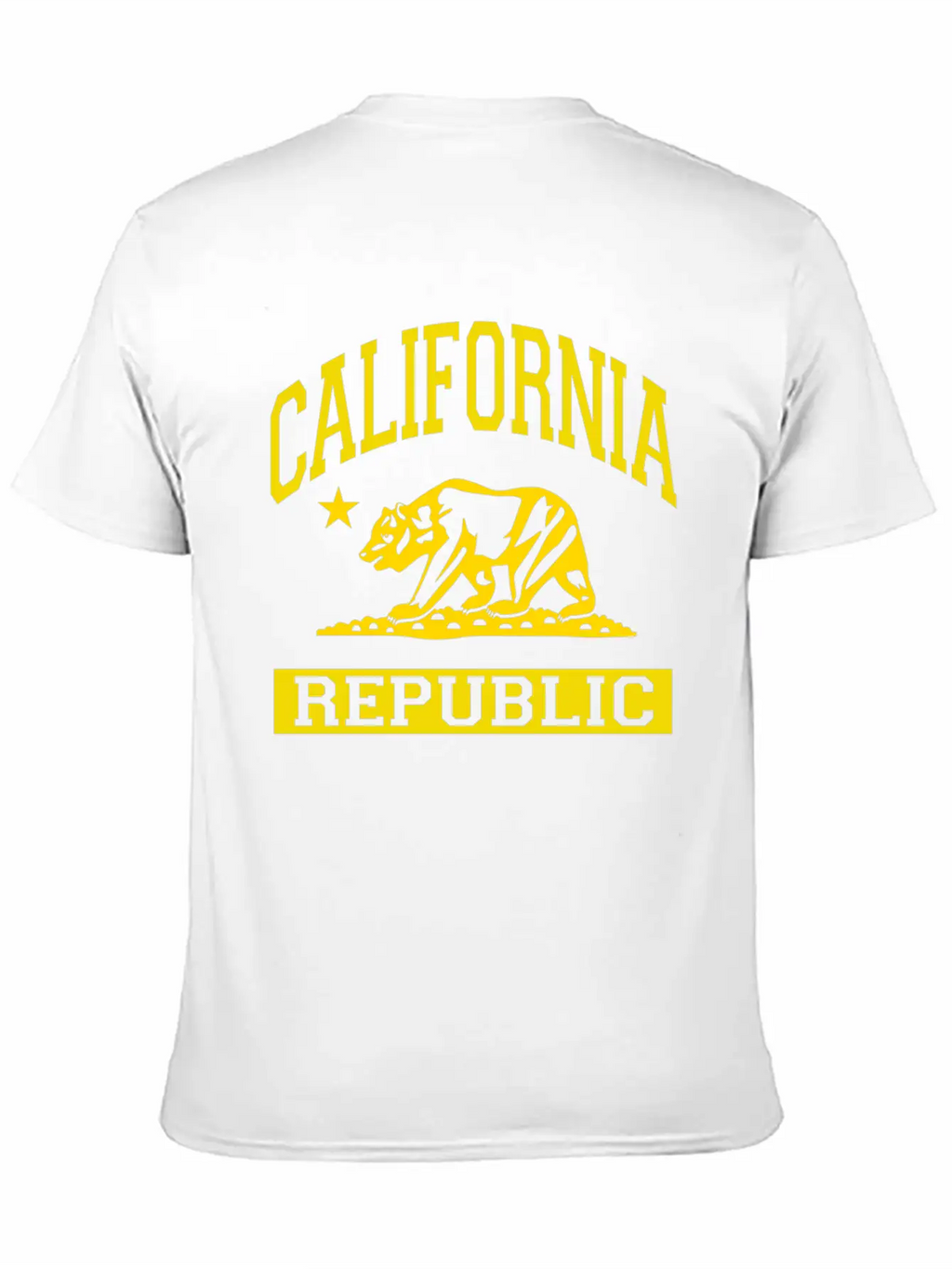 California Republic Flag Unisex Casual T-Shirt – Clean Design For Daily Comfort
