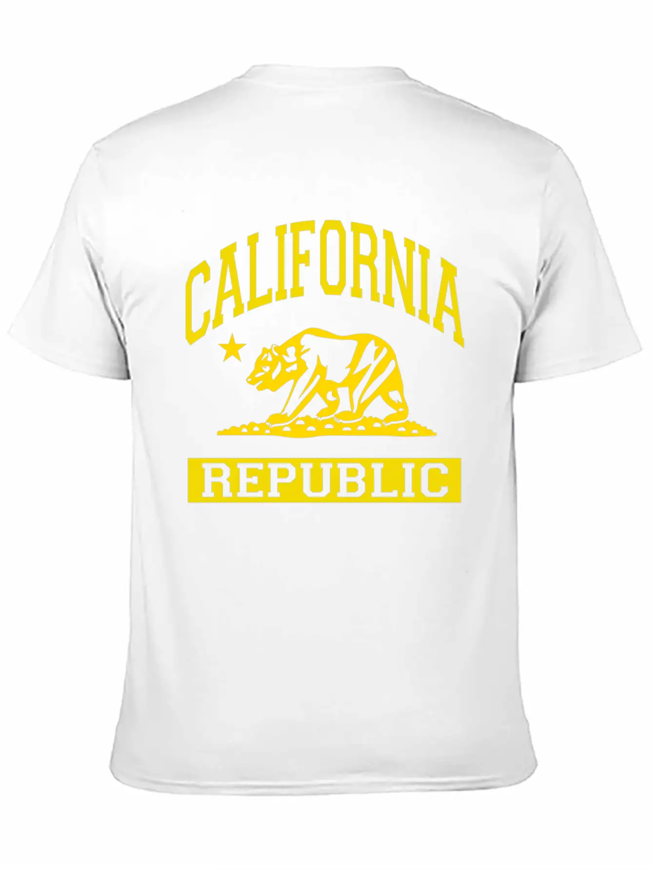 California Republic Flag Unisex Casual T-Shirt – Clean Design For Daily Comfort