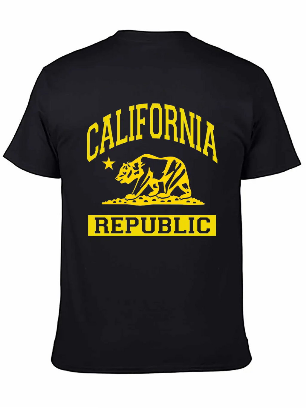 California Republic Flag Unisex Casual T-Shirt – Clean Design For Daily Comfort