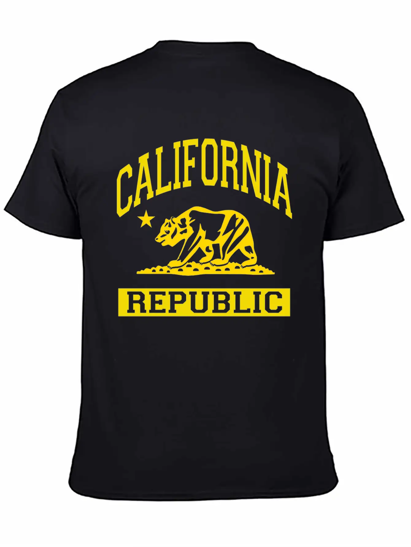 California Republic Flag Unisex Casual T-Shirt – Clean Design For Daily Comfort