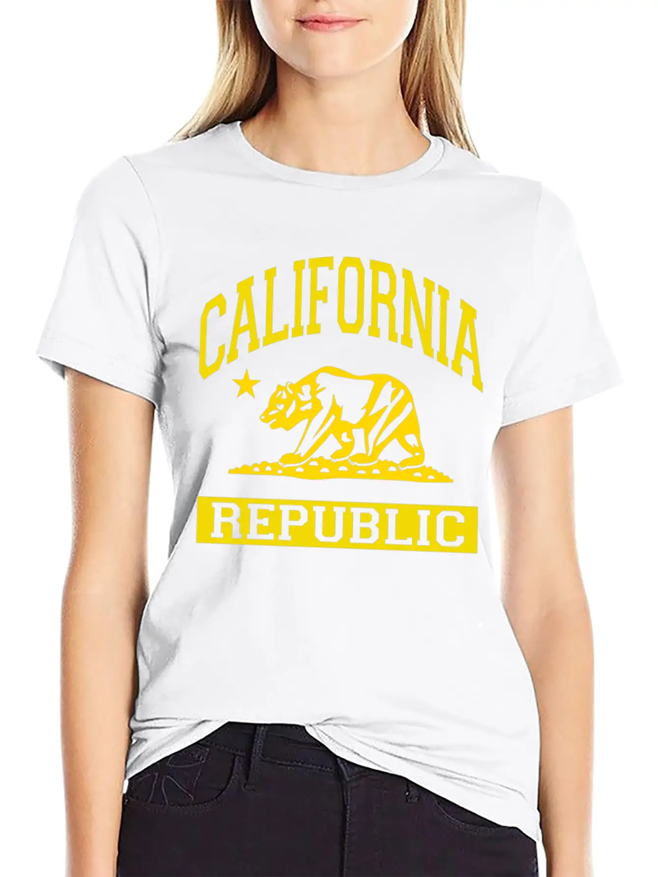California Republic Flag Unisex Casual T-Shirt – Clean Design For Daily Comfort
