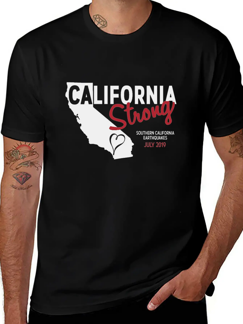 California Strong Casual Graphic T-Shirt – Simple And Comfortable Daily Wear