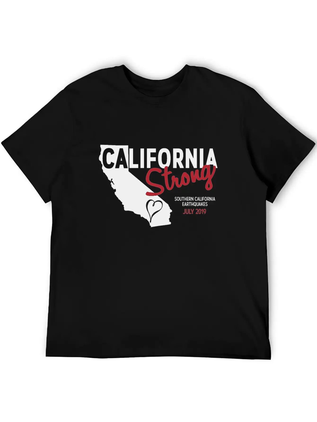 California Strong Casual Graphic T-Shirt – Simple And Comfortable Daily Wear