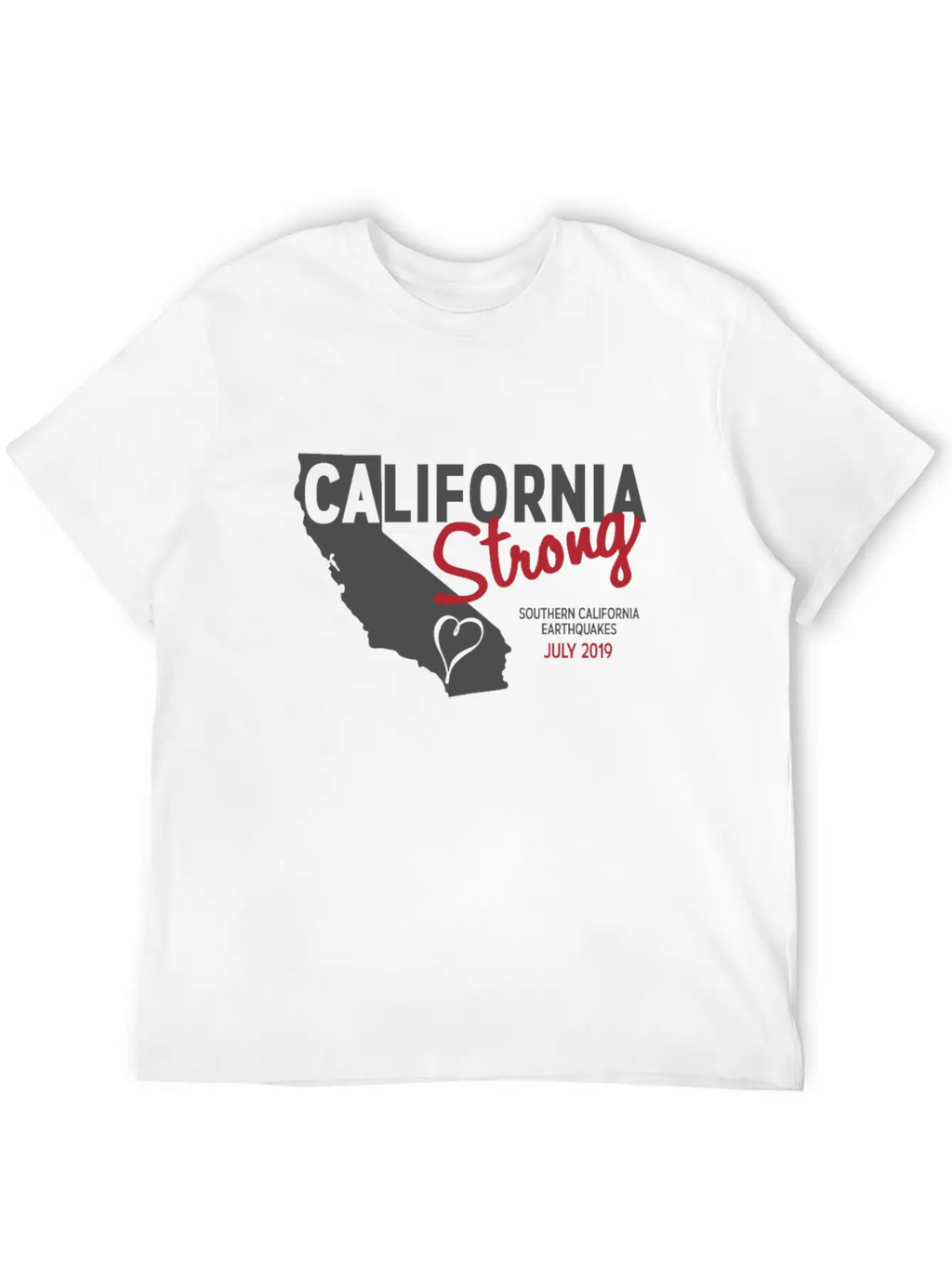 California Strong Casual Graphic T-Shirt – Simple And Comfortable Daily Wear