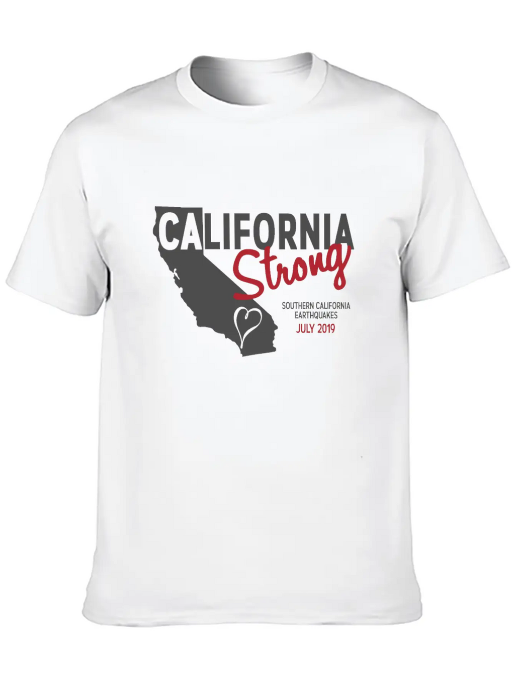 California Strong Casual Graphic T-Shirt – Simple And Comfortable Daily Wear