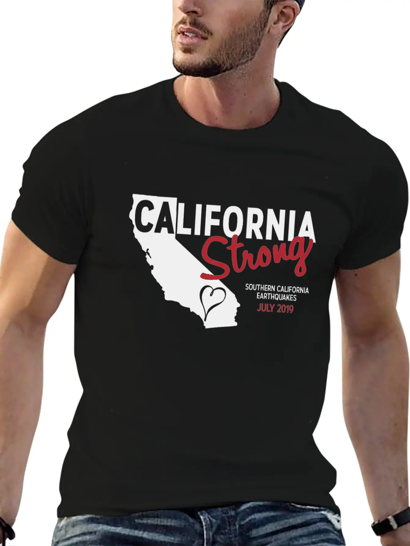 California Strong Casual Graphic T-Shirt – Simple And Comfortable Daily Wear