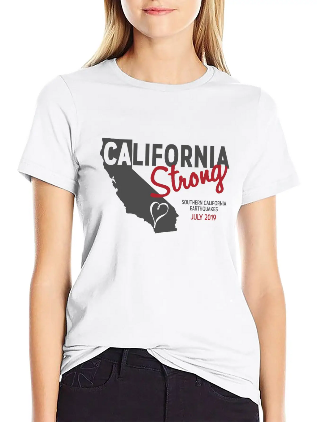 California Strong Casual Graphic T-Shirt – Simple And Comfortable Daily Wear