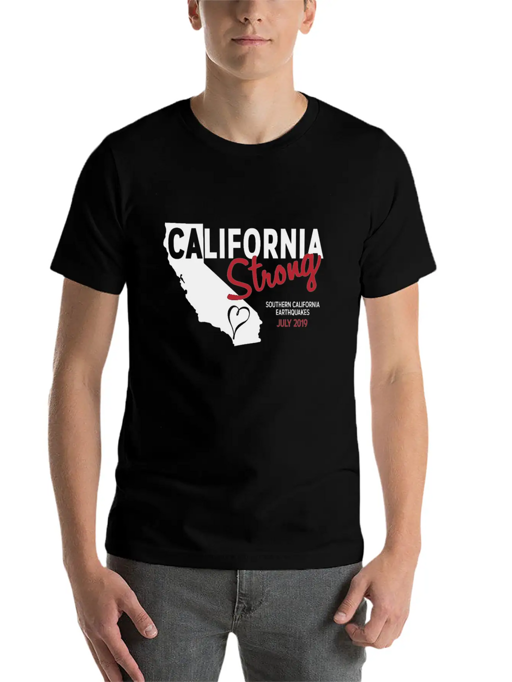 California Strong Casual Graphic T-Shirt – Simple And Comfortable Daily Wear