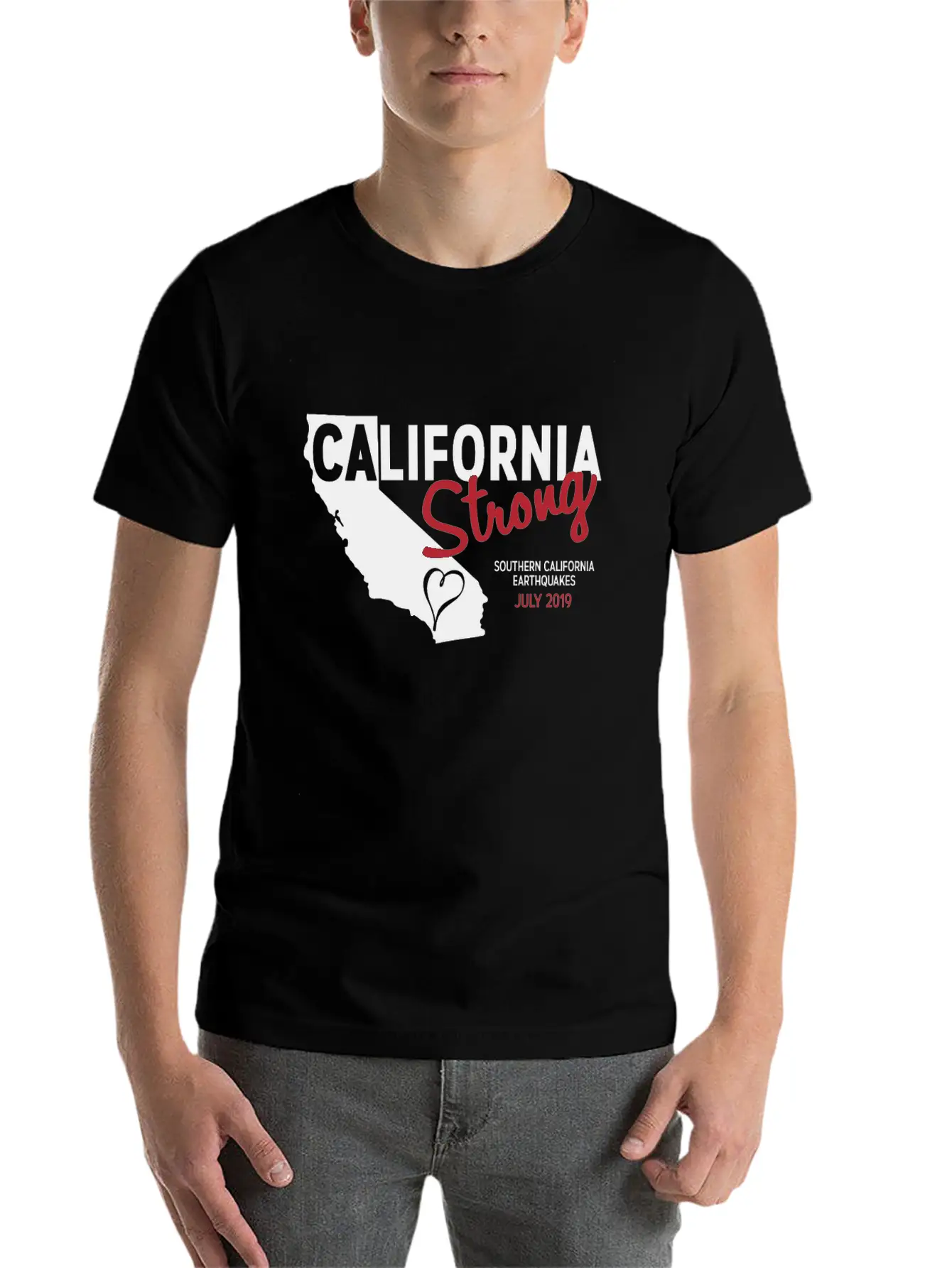 California Strong Casual Graphic T-Shirt – Simple And Comfortable Daily Wear