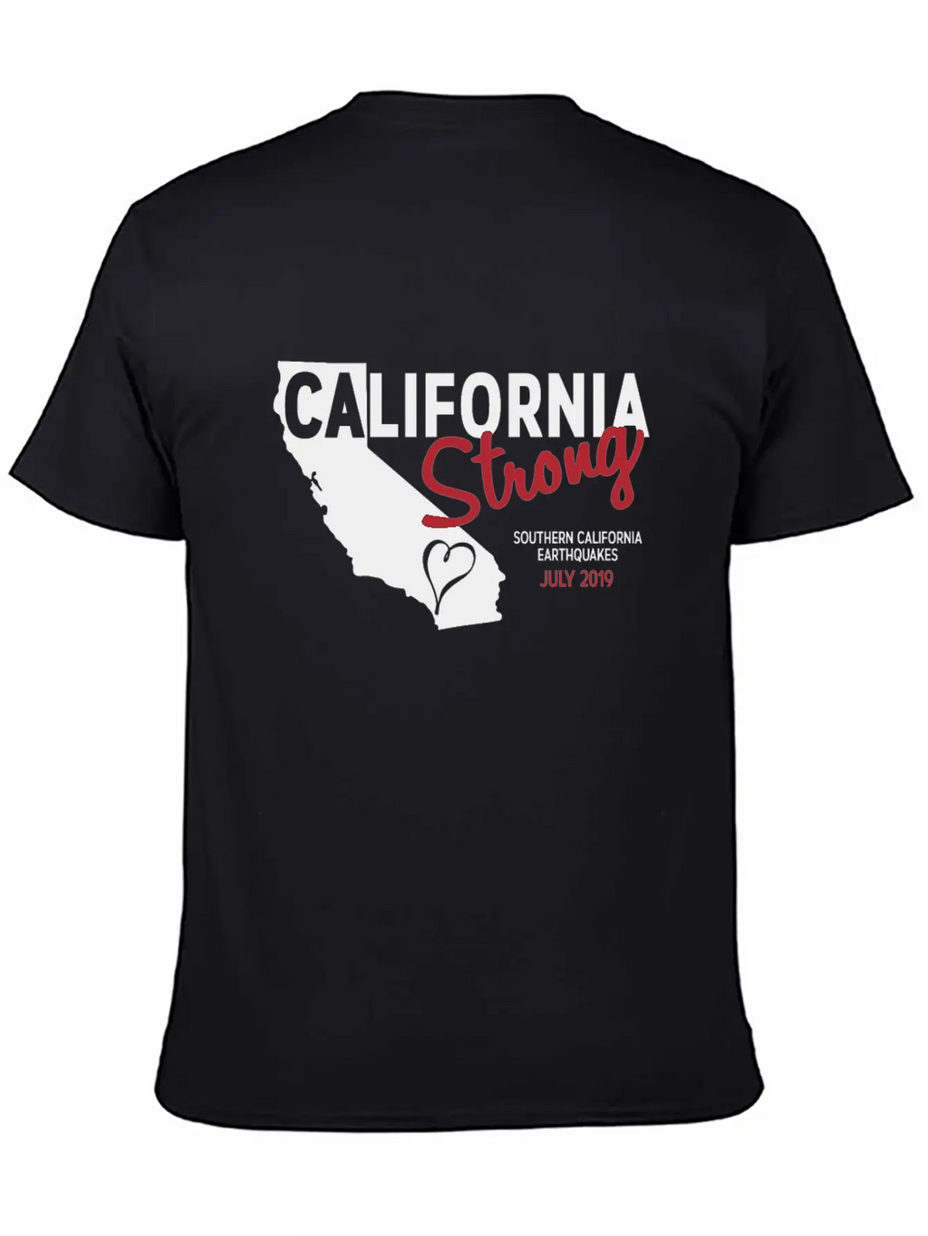 California Strong Casual Graphic T-Shirt – Simple And Comfortable Daily Wear