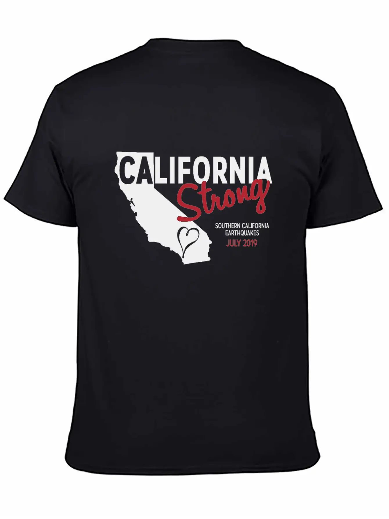 California Strong Casual Graphic T-Shirt – Simple And Comfortable Daily Wear