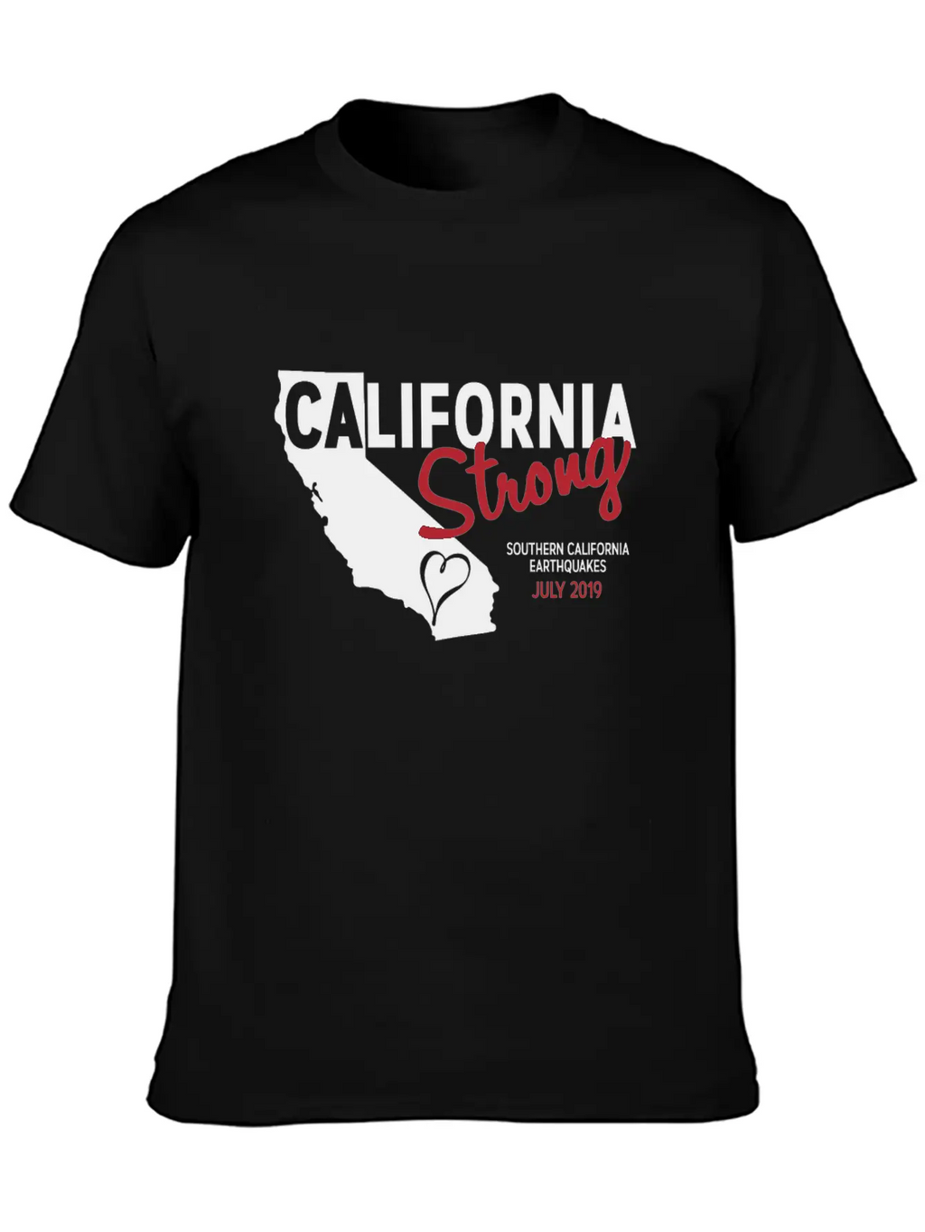 California Strong Casual Graphic T-Shirt – Simple And Comfortable Daily Wear