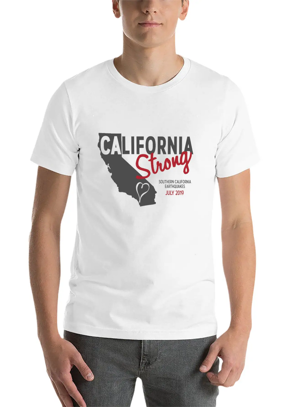 California Strong Casual Graphic T-Shirt – Simple And Comfortable Daily Wear