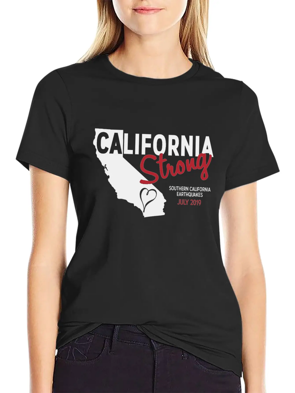 California Strong Casual Graphic T-Shirt – Simple And Comfortable Daily Wear