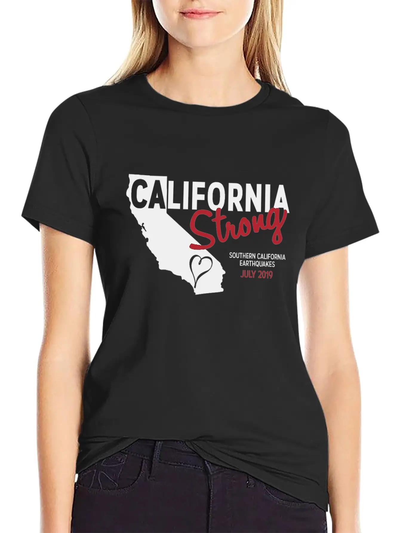 California Strong Casual Graphic T-Shirt – Simple And Comfortable Daily Wear
