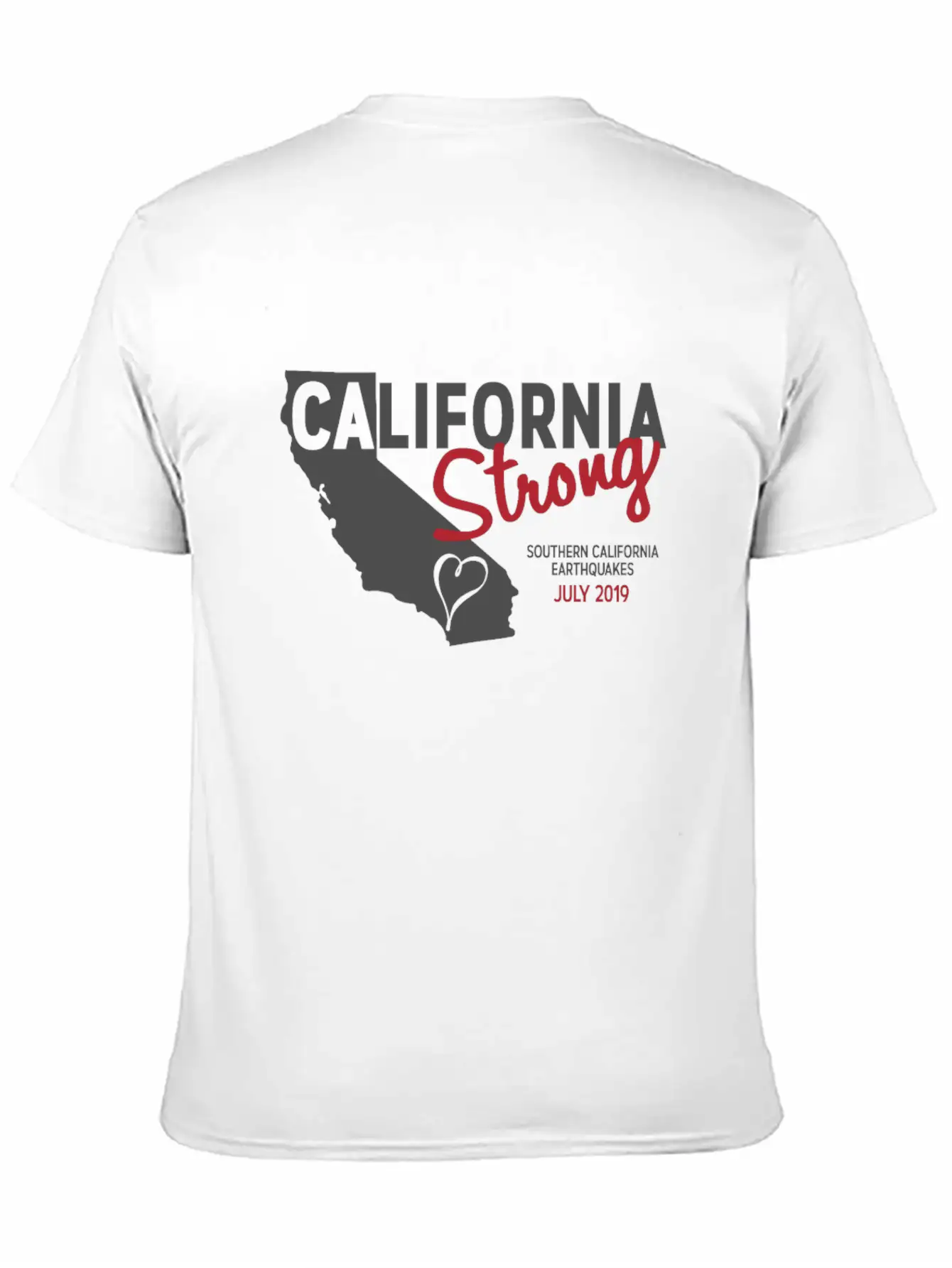 California Strong Casual Graphic T-Shirt – Simple And Comfortable Daily Wear