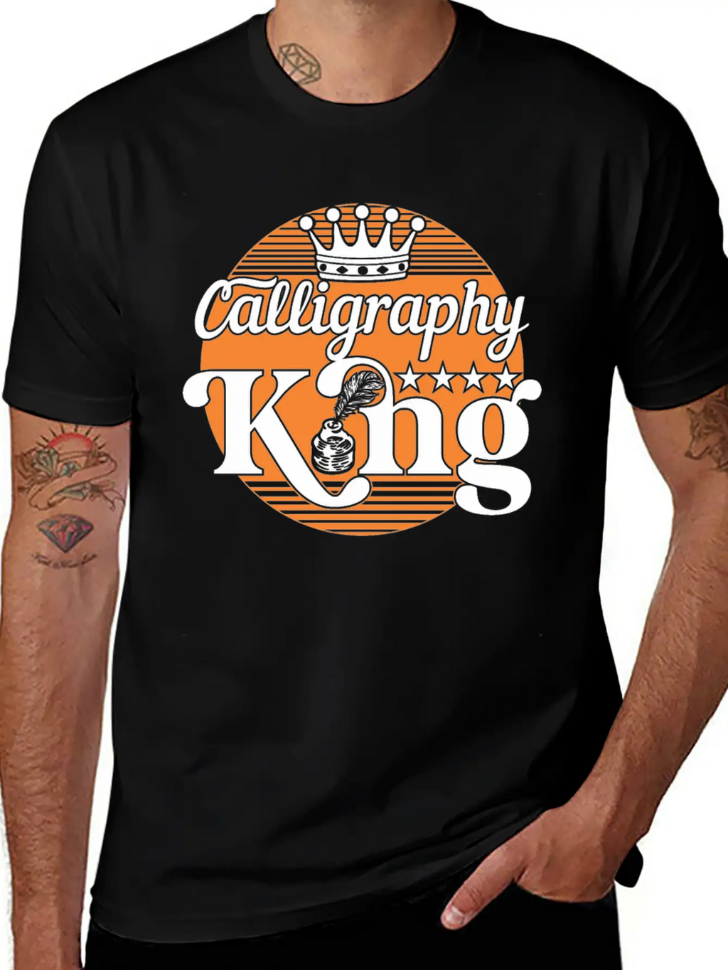 Calligraphy King Stylish Everyday T-Shirt – Unisex Basic Cotton Tee