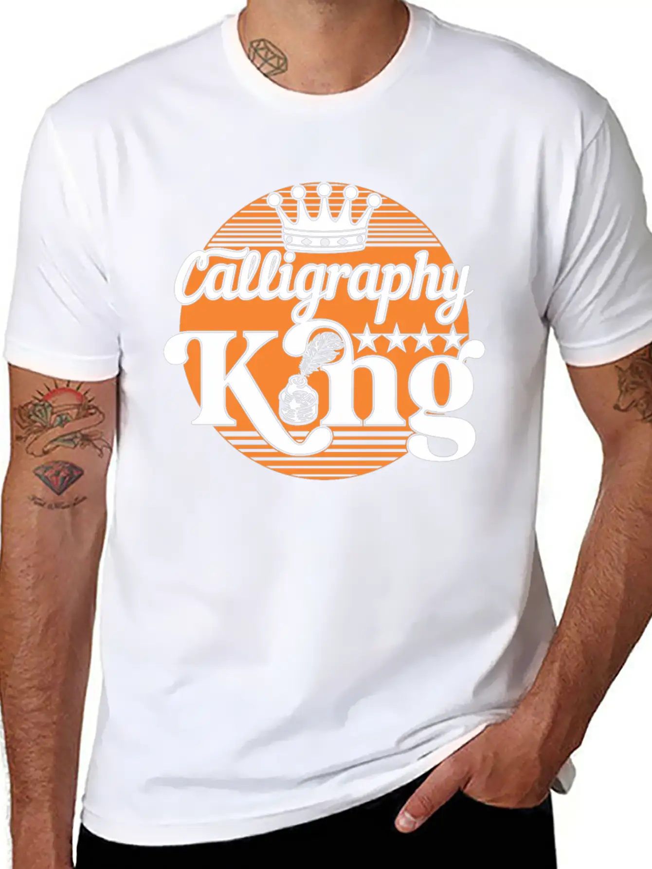 Calligraphy King Stylish Everyday T-Shirt – Unisex Basic Cotton Tee