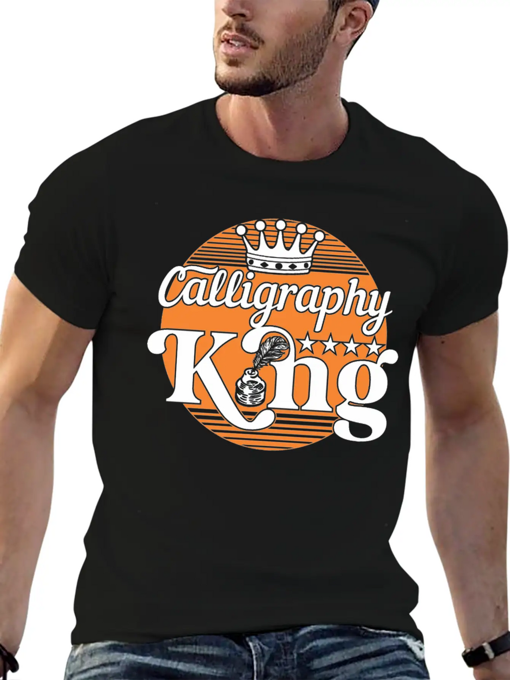 Calligraphy King Stylish Everyday T-Shirt – Unisex Basic Cotton Tee
