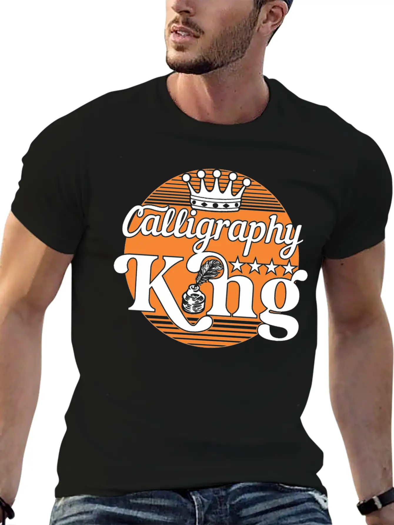 Calligraphy King Stylish Everyday T-Shirt – Unisex Basic Cotton Tee