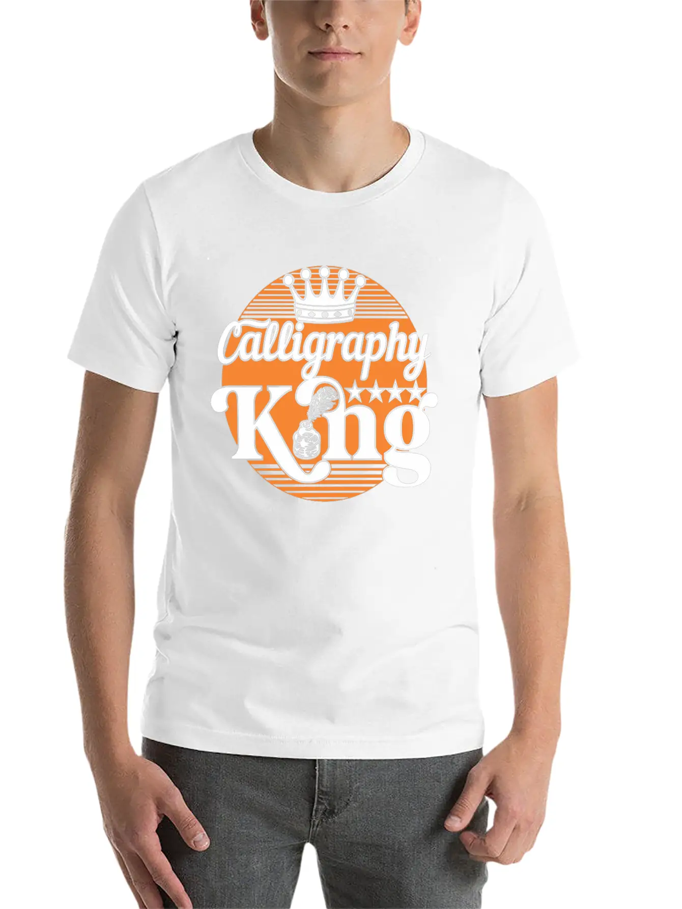 Calligraphy King Stylish Everyday T-Shirt – Unisex Basic Cotton Tee
