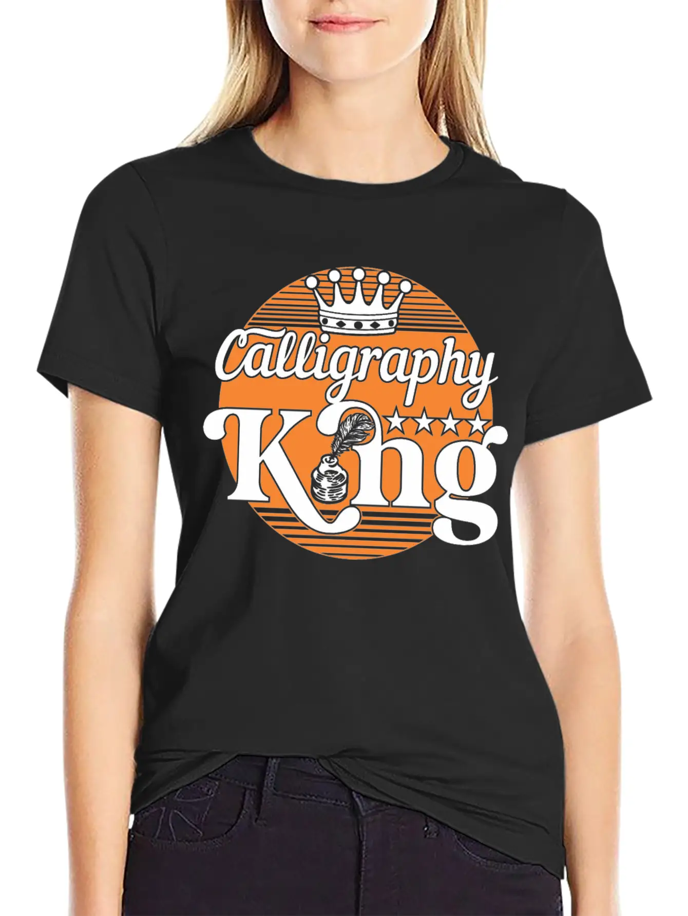 Calligraphy King Stylish Everyday T-Shirt – Unisex Basic Cotton Tee