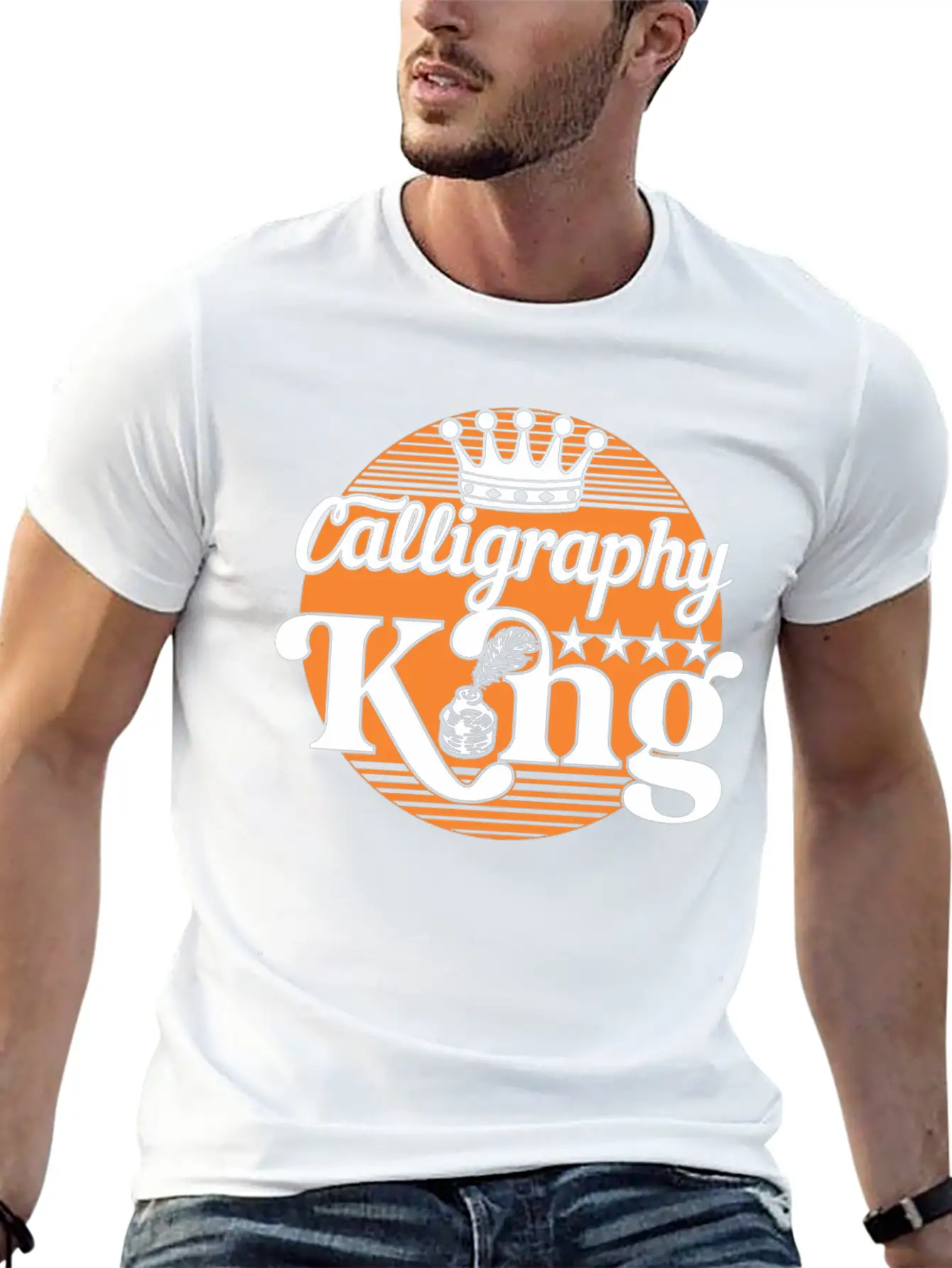 Calligraphy King Stylish Everyday T-Shirt – Unisex Basic Cotton Tee