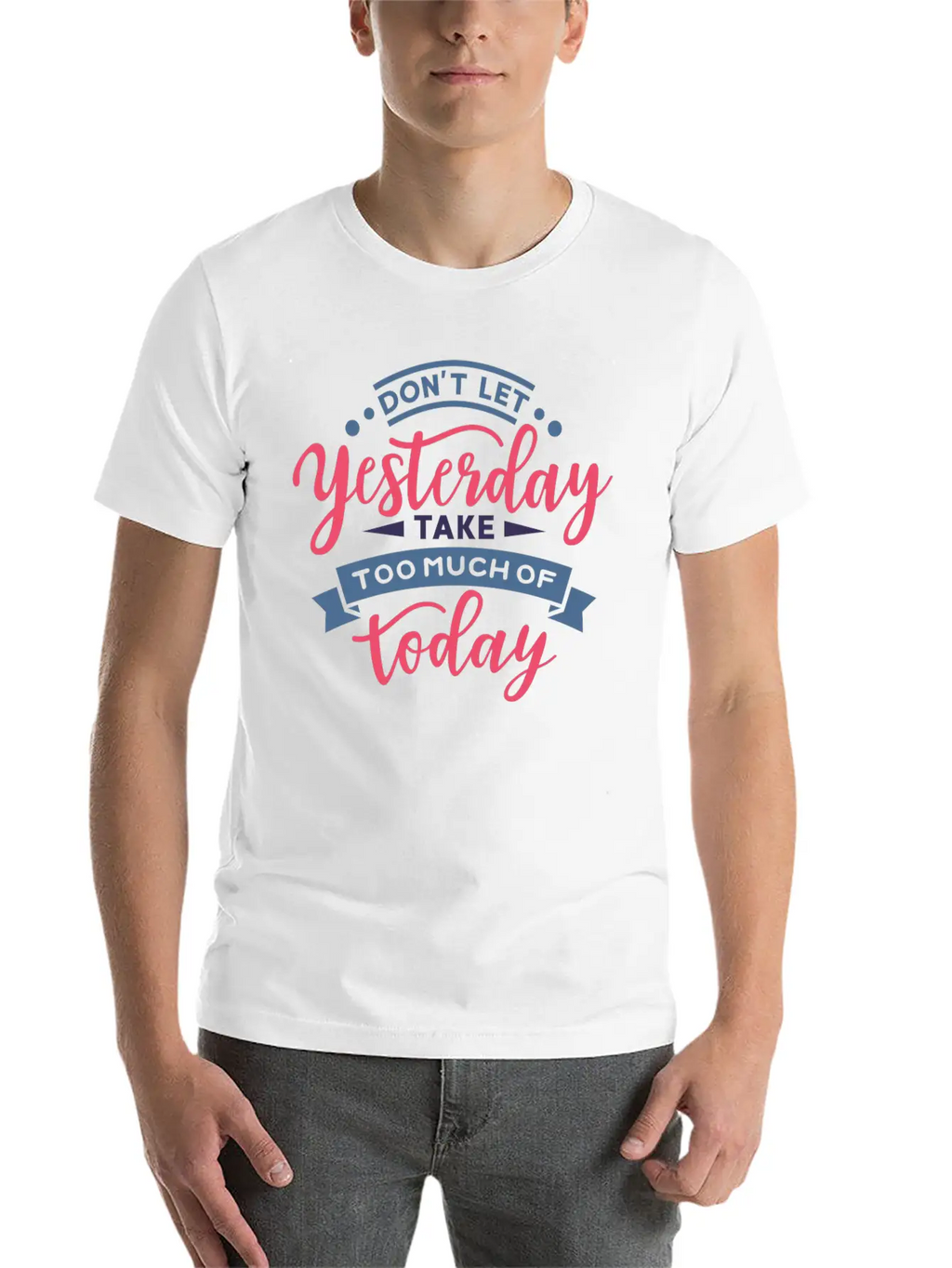 Calligraphy Motivational Unisex Casual T-Shirt – Clean Design For Daily Comfort