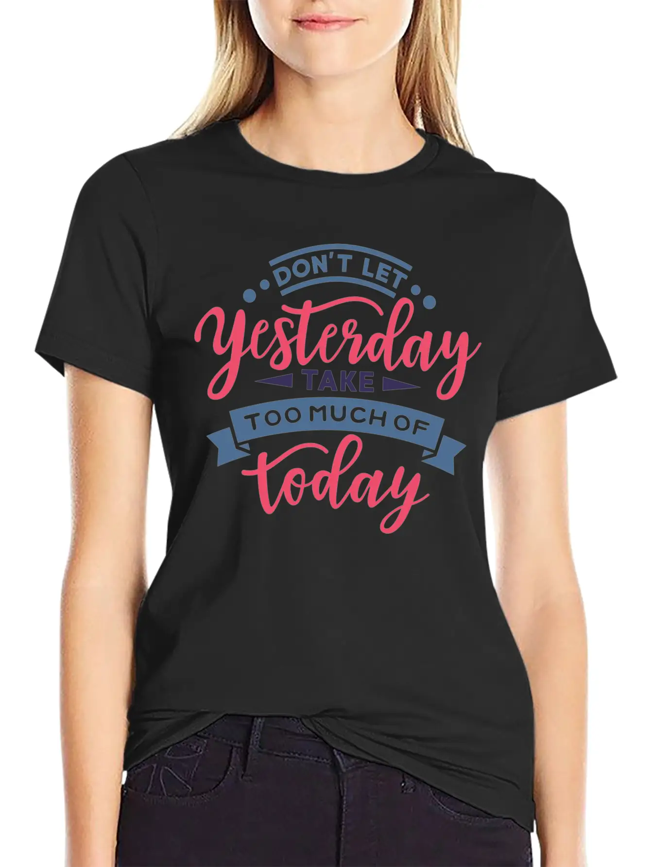 Calligraphy Motivational Unisex Casual T-Shirt – Clean Design For Daily Comfort