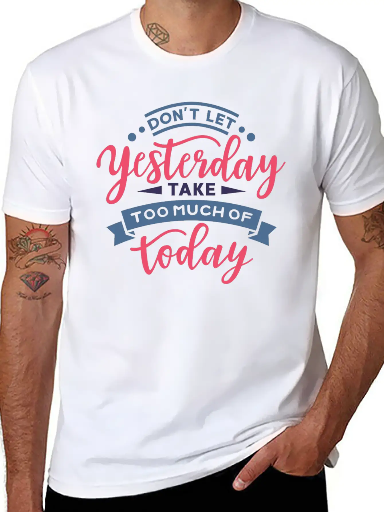 Calligraphy Motivational Unisex Casual T-Shirt – Clean Design For Daily Comfort