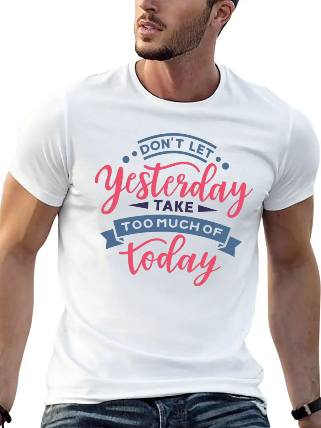 Calligraphy Motivational Unisex Casual T-Shirt – Clean Design For Daily Comfort